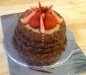 German Chocolate with fresh Strawberries