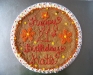 Orange Flowers Cookie Cake